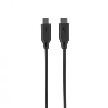 Silicon Power Boost Link LK15CC USB-C – USB-C laidas 1 m, juodas
