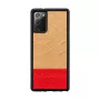 Man and Wood dėklas Samsung Galaxy Note 20 Herringbone Azalea Black