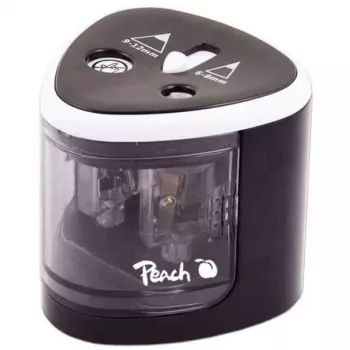 Elektrinis pieštukų galąstuvas Peach PO102 Juodas, Baltas