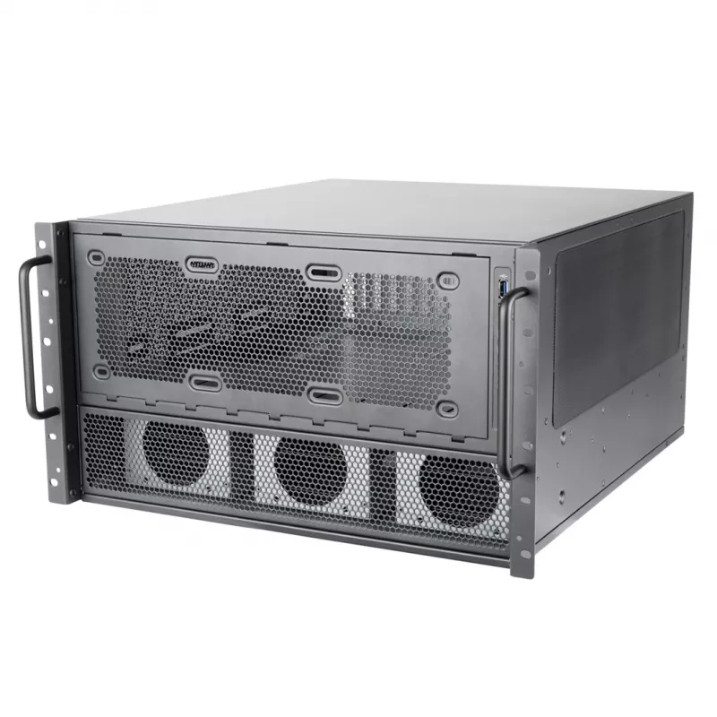Kompiuterio korpusas SilverStone SST-RM600 ATX juodas