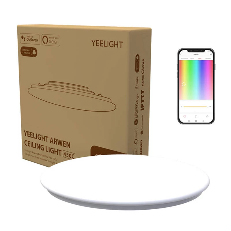 LED lubinis šviestuvas Xiaomi Yeelight Arwen YLXD013-B 450C — išmanus lubinis šviestuvas