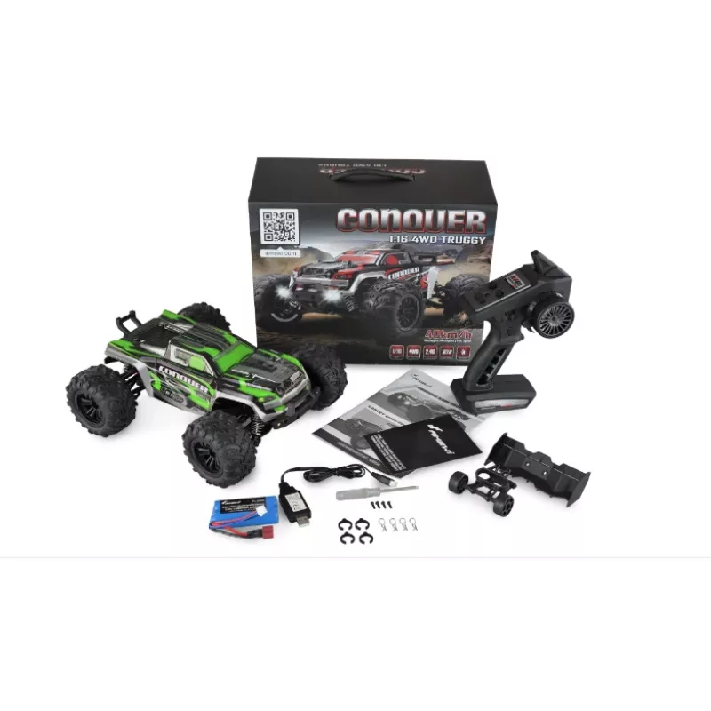 Amewi 22604 nuotoliniu būdu valdomas RC modelis Truggy elektrinis variklis 1:16 (22604)