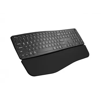 NATEC PORIFERA belaidė klaviatūra, QWERTY US International, juoda