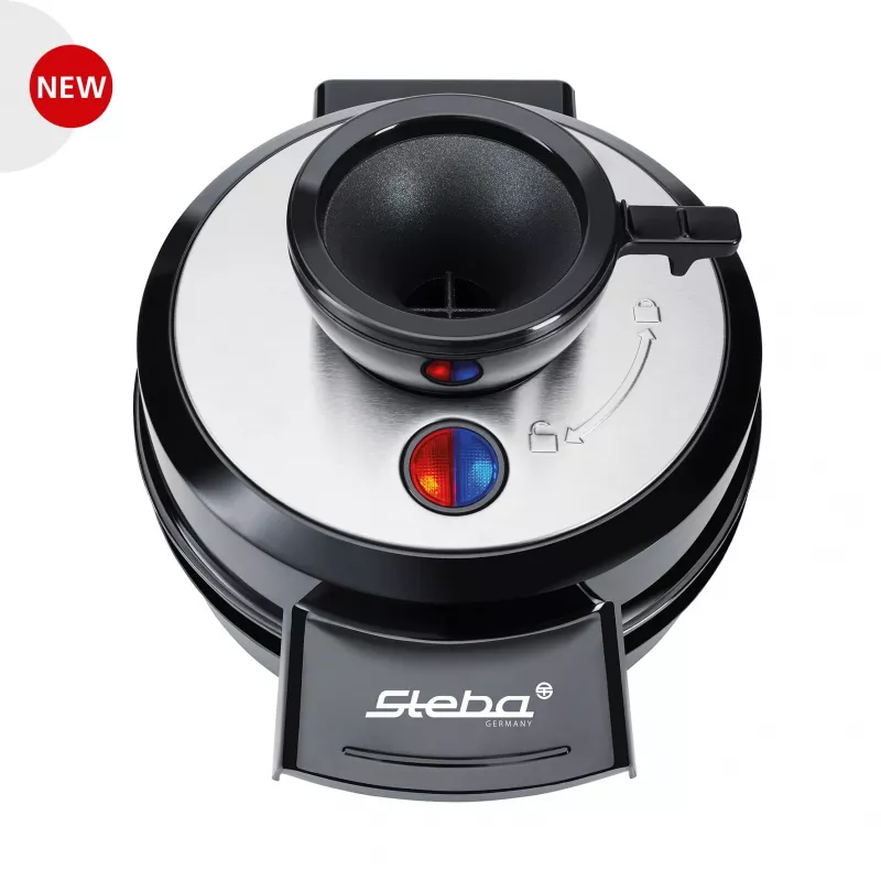 Steba WE 20 VOLCANO (juoda) 4 vafliai 700W Juodas vaflinės kepimo aparatas (182800)