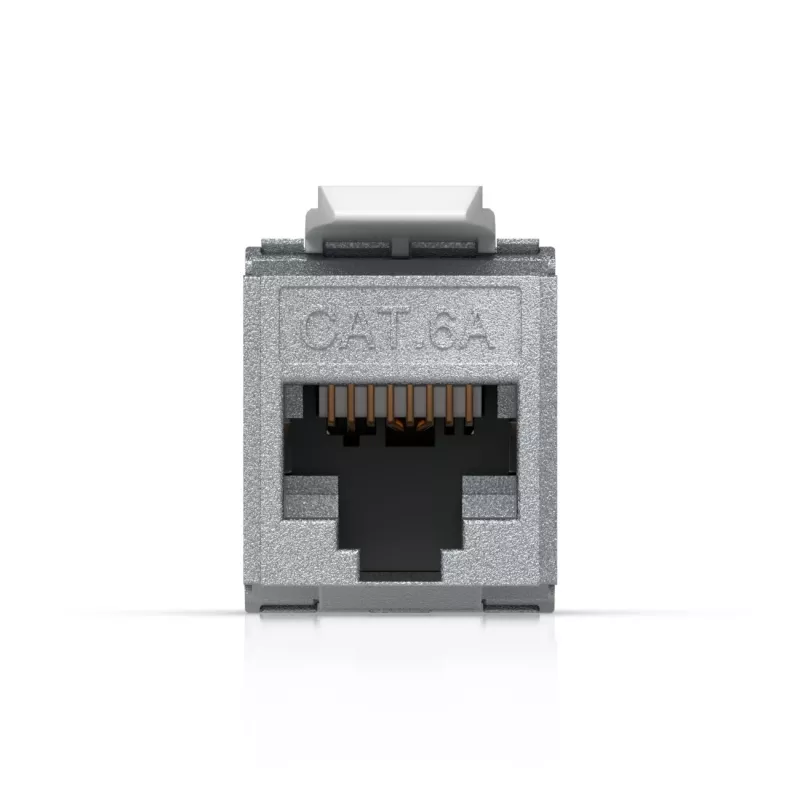 Keystone Jack Ubiquiti UACC-Keystone-Jack-C6A RJ-45 plokščias metalinis