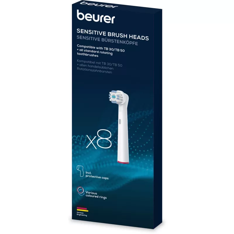 Pakeičiamas šepetėlio antgalis Beurer TB 30/50 Clean 8x, 8 vnt.
