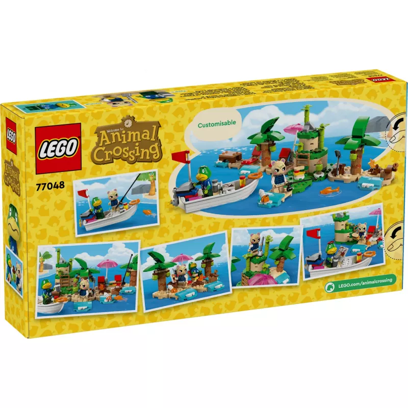 LEGO statybinis rinkinys 77048 Animal Crossing kelionė valtimi su Kapitono sala