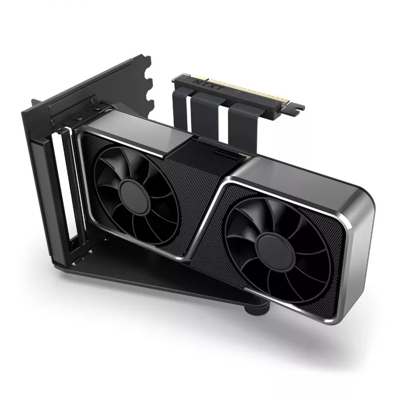 Vertikalus vaizdo plokštės laikiklis NZXT AB-RH175-B1 Universalus juodas 144,7x150,4x186,8 mm