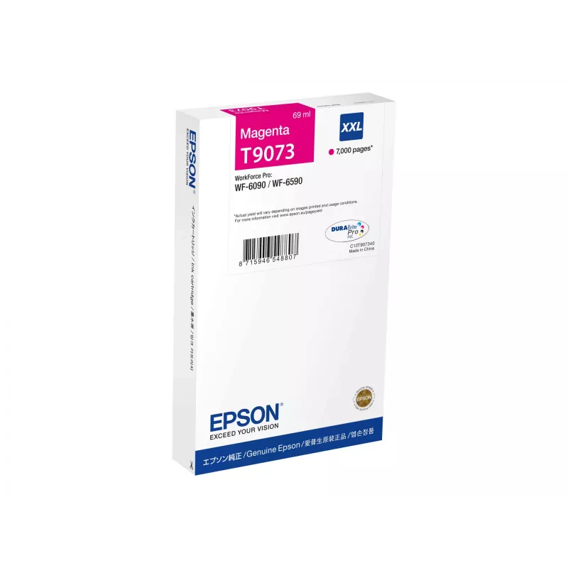 Kasetė rašalinė Epson C13T90734N Original Ultra High Yield Magenta – iki 7000 puslapių