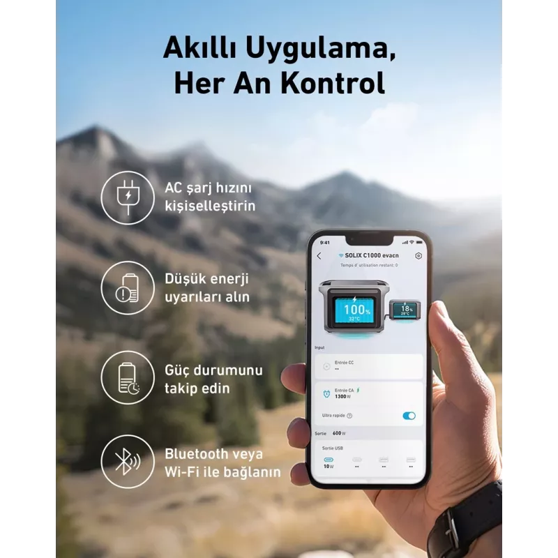 Anker Solix C1000X nešiojama elektrinė stotelė 1800 W 12.9 kg