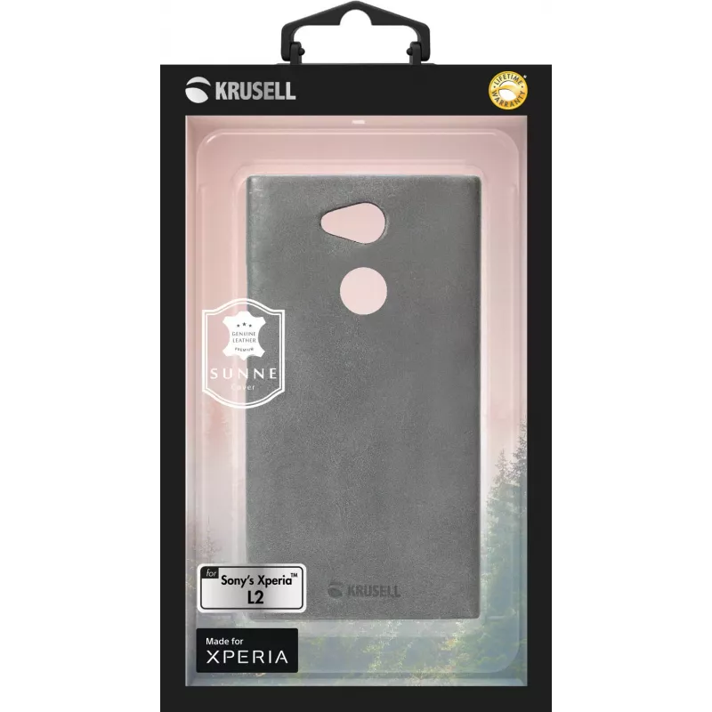 Dangtelis Krusell Sunne Sony XPERIA L2 14 cm (5,5 colio) pilkas