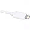 USB 2.0 adapterio laidas, USB-A kištukas > Lightning kištukas (baltas, 2,0 metro)