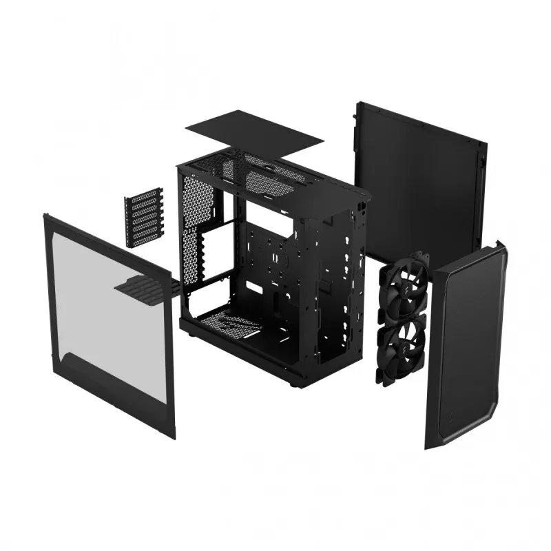 PC korpusas Fractal Design Focus 2 ATX juodas