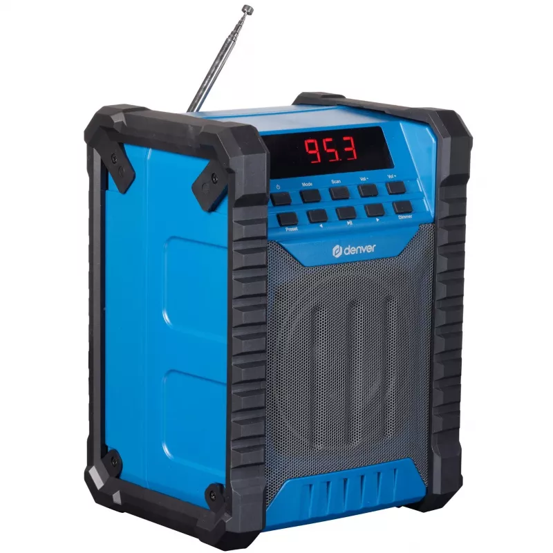 Denver WRB-60 FM siųstuvas Bluetooth mėlynas, pilkas