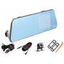 Automobilinis vaizdo registratorius Tracer Mensa Full HD sidabrinis 1920x1080 150° žiūrėjimo kampas 4 colių ekranas