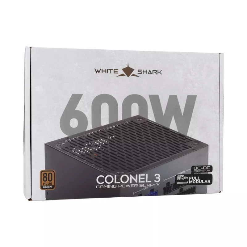 Maitinimo blokas White Shark GPSU-B600S Colonel-3 600W