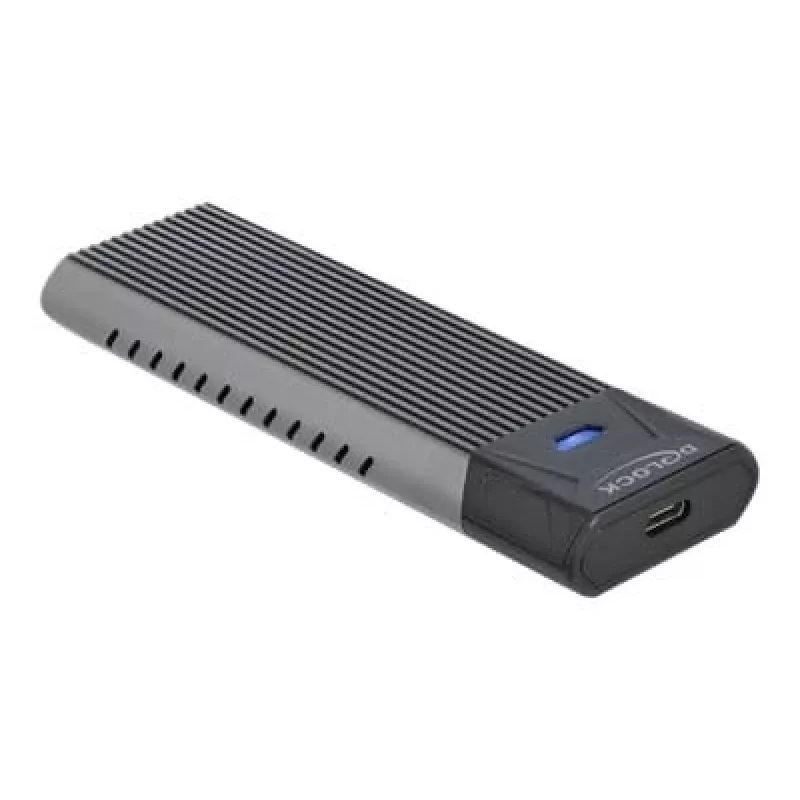 Delock External USB Type-C Combo Enclosure for M.2 NVMe PCIe or SATA SSD - Speichergehäuse - M.2 - M.2 NVMe Card / SATA 10Gb/s - USB 3,2 (Gen 2) (4263