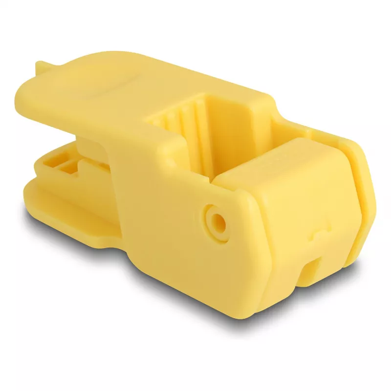 DeLOCK 86033 įrankis RJ45 kištukų užspaudimui, geltonas, 25 mm plotis, 60 mm gylis, 23 mm aukštis