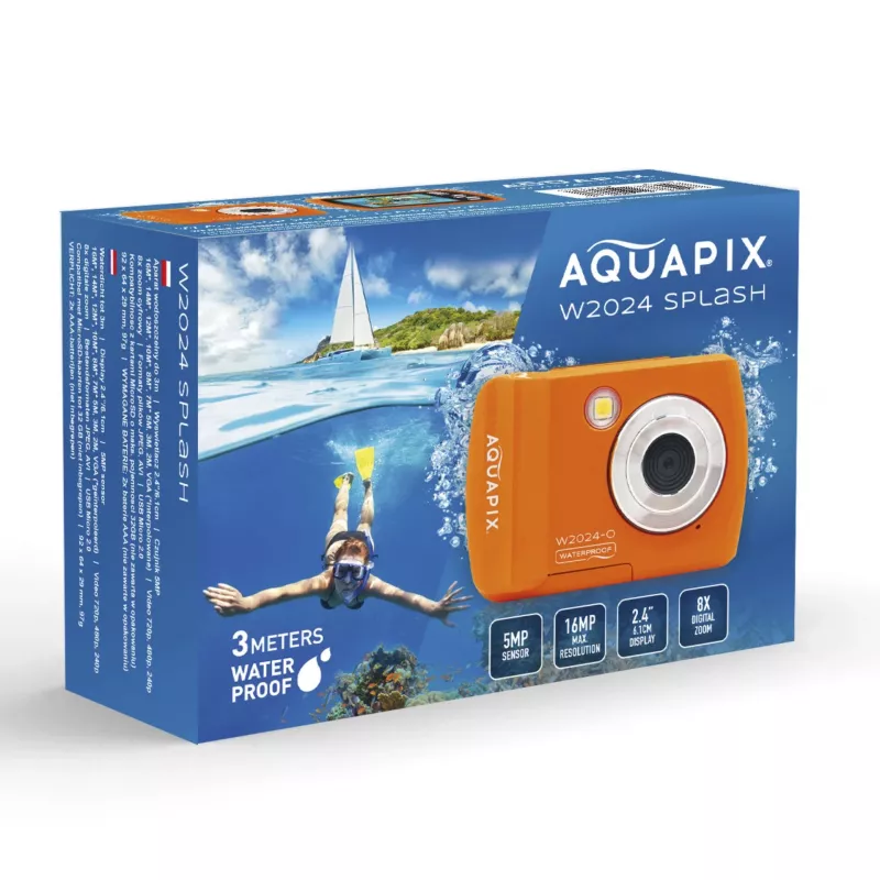 Vandeniui atspari kompaktinė kamera Easypix W2024 Splash 5 MP CMOS 1280 x 720 pikselių