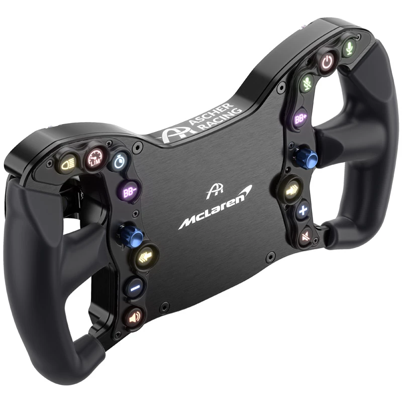 Vairas Ascher Racing McLaren Artura Sport-SC Drugelio Stiliaus Greitas Atleidimas – Sim Racing Vairo Ratlankis