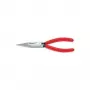Knipex replės plokščiosios 160 mm plokščios/apvalios tiesios poliruotos plastikinė rankena