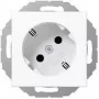 Jung SCHUKO kištukinis lizdas 16A 250V 45 laipsnių A 520-45 KI WW (A520-45KIWW)