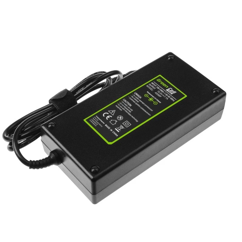 Maitinimo adapteris Green Cell AD56P 150W 19,5V 7,7A, skirtas ASUS nešiojamiesiems kompiuteriams, vidaus naudojimui, juodas