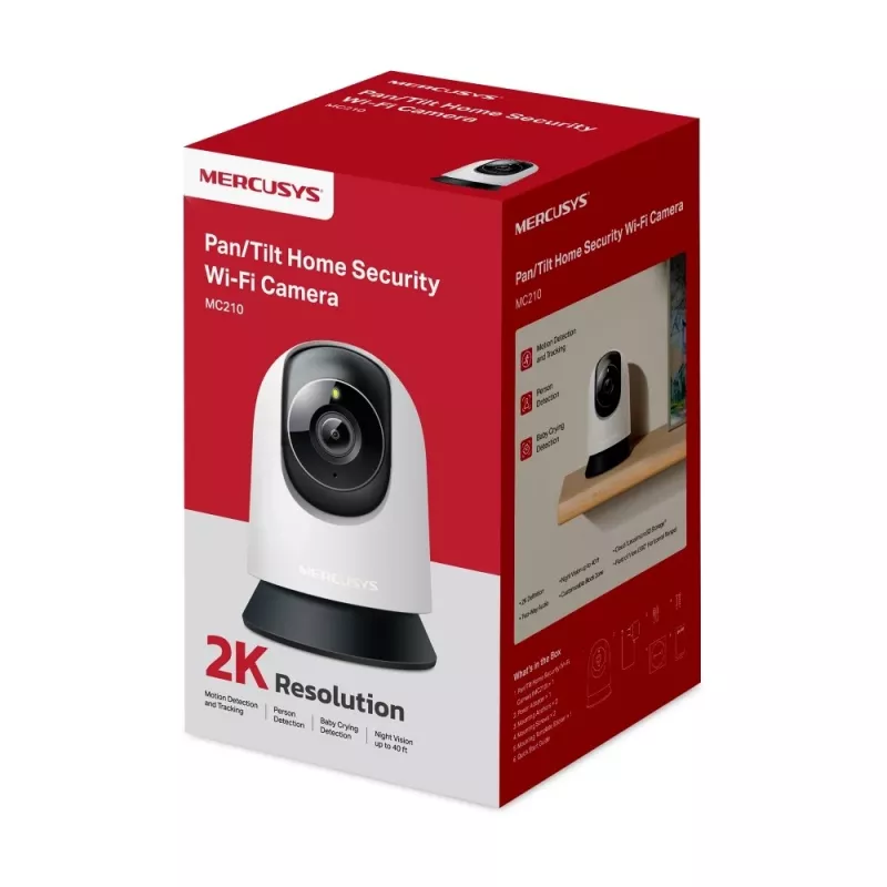 Vidinė apsaugos kamera TP-LINK MC210 Pan/Tilt Wi‑Fi 1080p Naktinis matymas