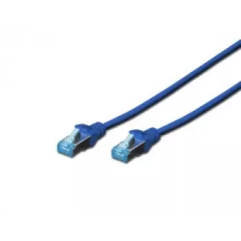 Tinklo kabelis Digitus CAT 5e SF/UTP RJ-45 1 m mėlynas
