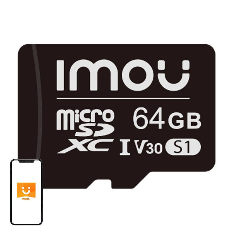 MicroSD atminties kortelė IMOU ST2-64-S1 64 GB, Class 10, Skaitymas 95 MB/s, Rašymas 35 MB/s, U3 V30