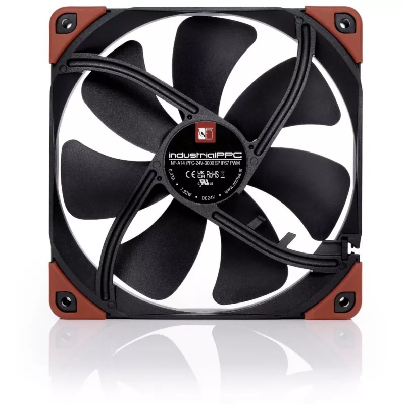 Noctua NF-A14 industrialPPC-24V-3000 SP 140mm korpuso ventiliatorius