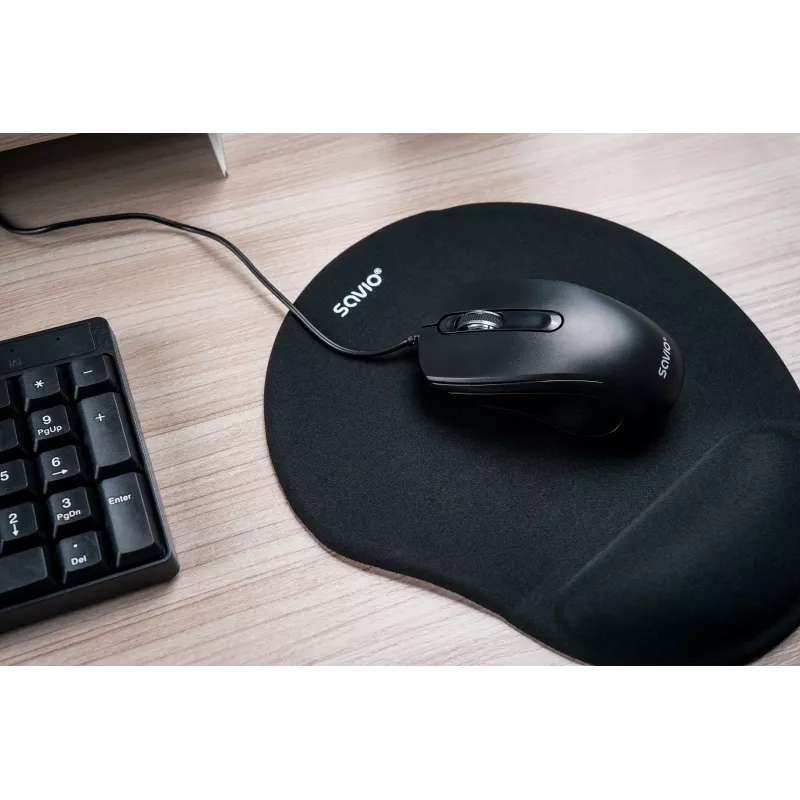 Savio KB-01 klaviatūra Namai/Biuras USB QWERTY JAV anglų Juoda