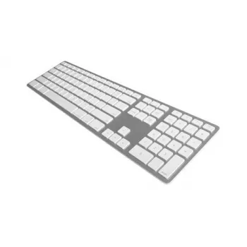 Klaviatūra Matias Mac Silver FK418BTS-UK – kompaktiška, USB laidinė