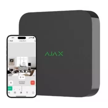 Continental Ajax DC 8 ch Black – 8 kanalų 4K NVR, 25/30 kadrų per sekundę, SATA HDD iki 16 TB, 100 Mbit/s