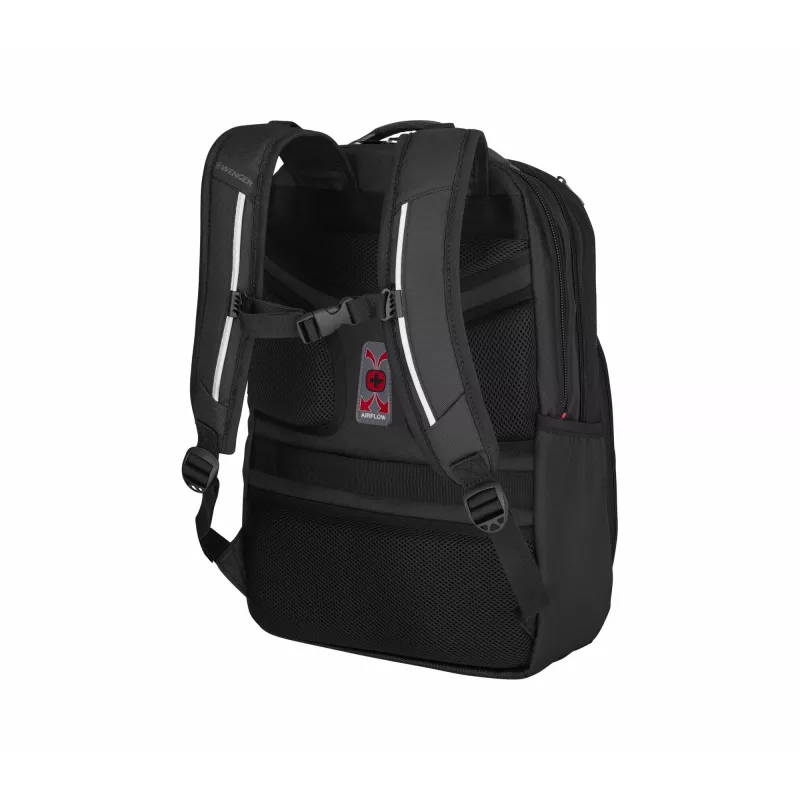 Kasdienė kuprinė Wenger SwissGear Cosmic Black iš perdirbto poliesterio PVC rPET