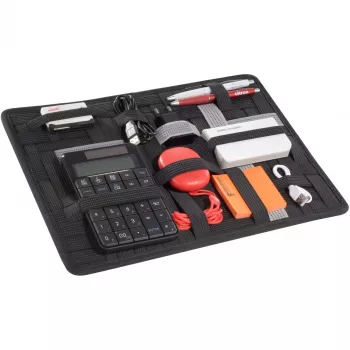 Dėklas planšetei RealPower 156802 27,9 cm (11 colių) Juoda Pilka