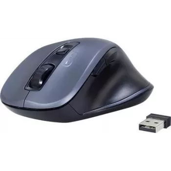 Renkforce Bluetooth® belaidė 3D optinė pelė, ergonomiška, pilka (RF-4509684)