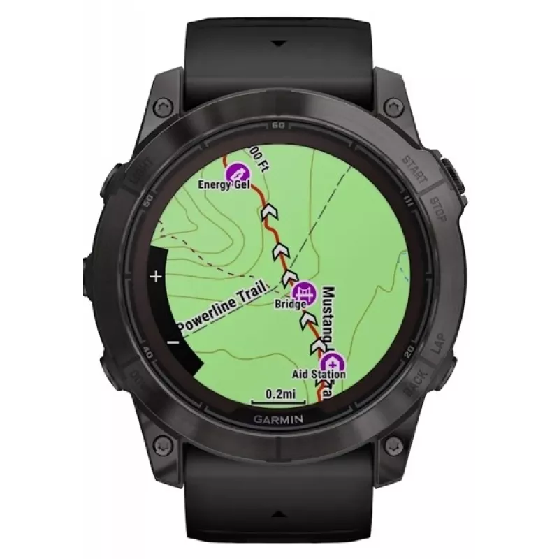 Išmanusis laikrodis GARMIN fēnix 7X Pro 51 mm, 1,4 colio (3,56 cm) MIP 280×280, liečiamas ekranas, Wi‑Fi, GPS, 32 GB, juodas