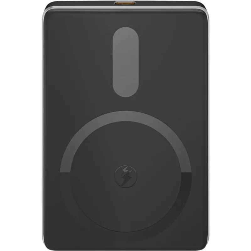 Goobay Magnetinis belaidis powerbank | 70182 | 5000 mAh | USB-C | Juoda