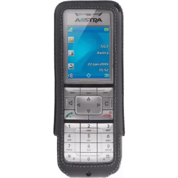 JT Berlin autentiškas odinis diržinis dėklas Turnline Aastra/Mitel 610/612 serijai, juodas, didmeninė pakuotė, 12002