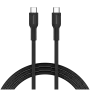CANYON OnWire 60CL USB-C į USB-C laidas, 60W, pintas, 1m, juodas