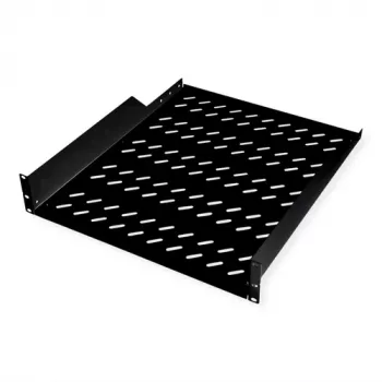 Rack lentyna ROLINE 19 colių 2 U 550 T 25 kg talpa juoda