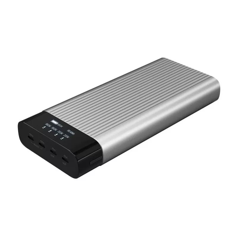 HYPER HJ245B Power Bank 27000 mAh Sidabrinis