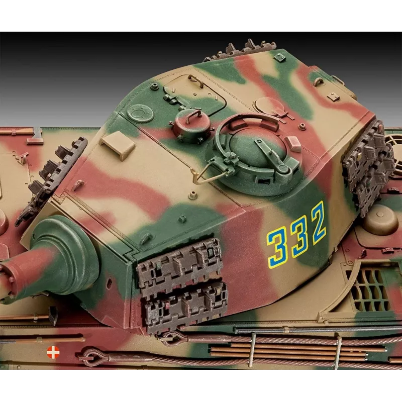 Rv03249 - Revell 1:35 - Tiger II Ausf. B (Henschel bokštas) plastikinis modelis