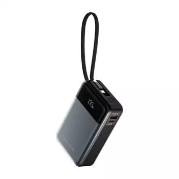 Nešiojamas powerbankas Vention FHYB0 20000mAh 65W, 2× USB-C, 1× USB-A, juodas