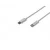 Laidas Lightning (m) -> USB-C (m) 2m Mfi Prati Baltas Natec NKA-2151