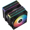 Oro aušintuvas DeepCool AG620 BK ARGB V2 — 120 mm dvigubas ventiliatorius, 6 šilumos vamzdeliai, LGA 1700/AM4/AM5, juodas