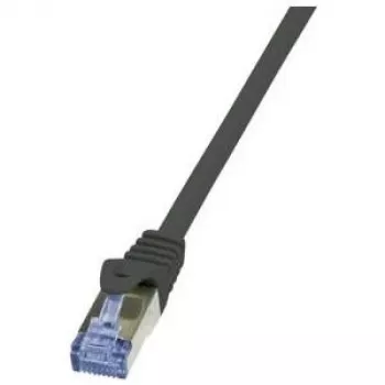 Tinklo kabelis LogiLink 5,0 m RJ-45 Cat6/6e/6a juodas