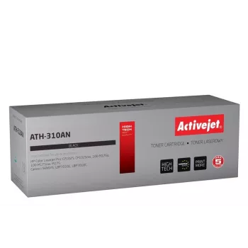Activejet ATH-310AN Juodas Toneris (suderinamas su Canon, HP 126A CRG-729B, CE310A; Premium; 1200 puslapių)