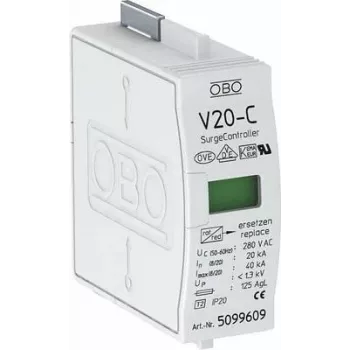 Viršutinė dalis viršįtampio apsaugos moduliui 220V V20-C (5099609)